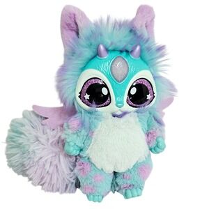 Magic‎ Mixies Mixlings Plush Teal Purple Moose Toys Fantasy Creature 7.5 Inch